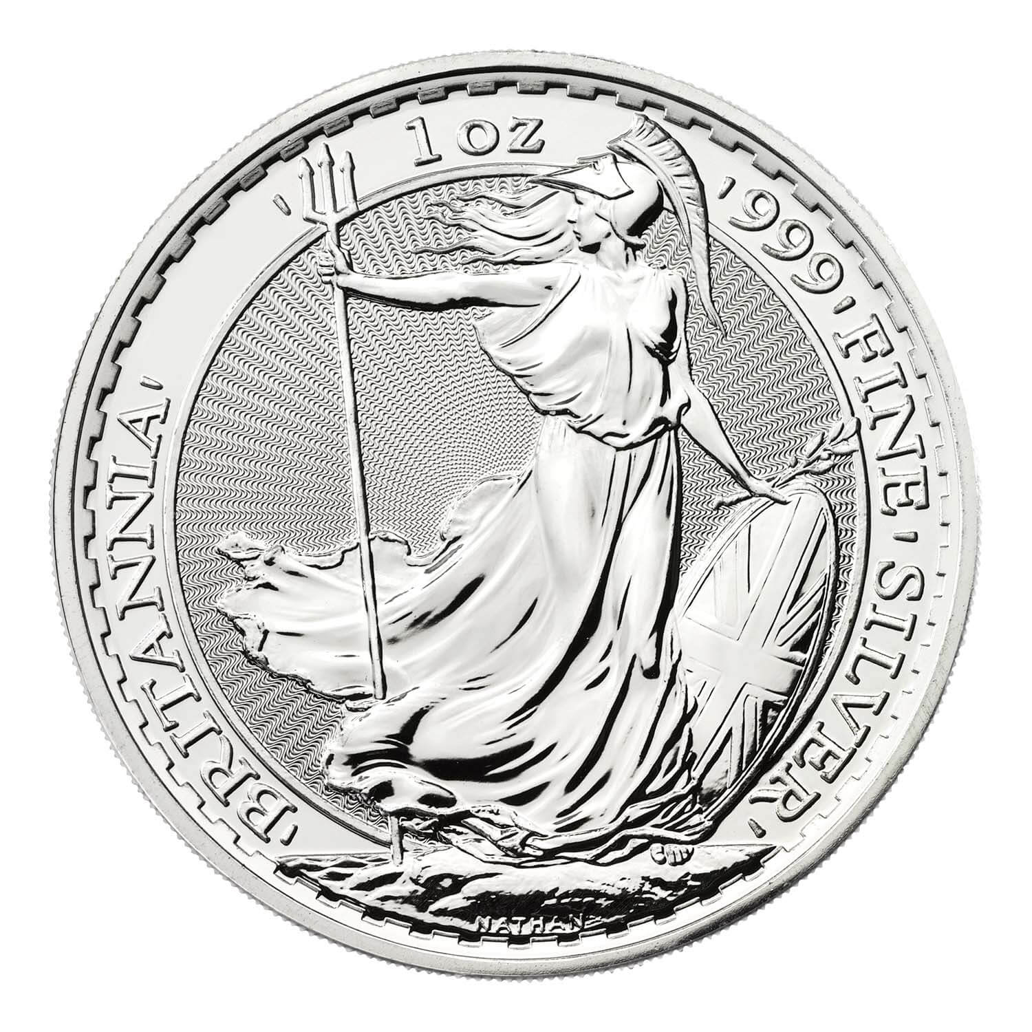SOLID SILVER BRITANNIA COIN 1OZ
